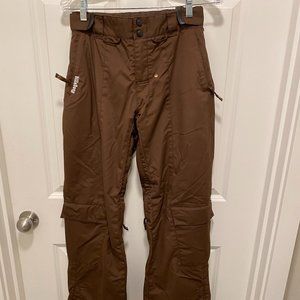 Billabong Women's Snow/Ski Pants Size Medium Color Brown